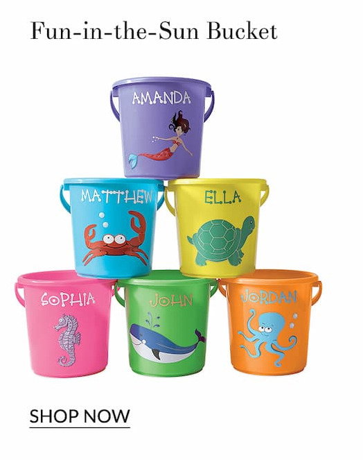 fun in the sun buckets