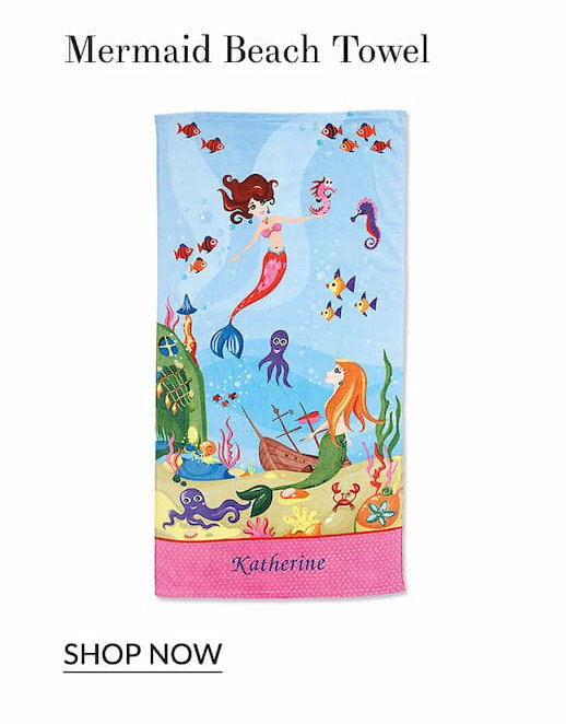 Mermaid beach towel