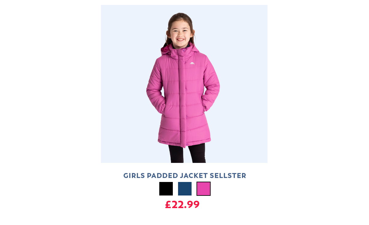 Girls Padded Jacket Sellster