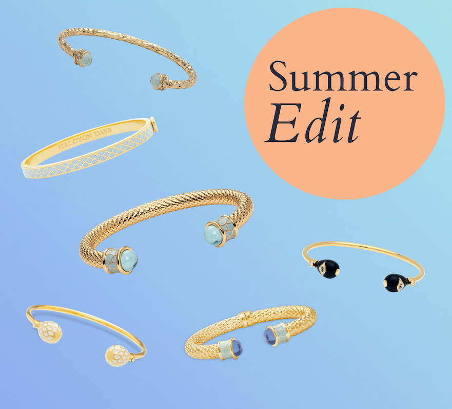 Summer edit blue bangles