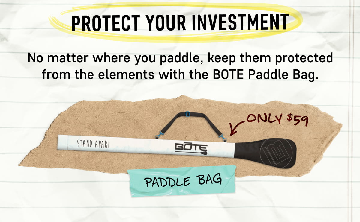Protect Your Investment With A Paddle Bag