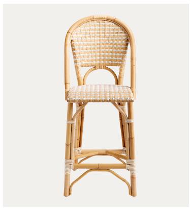 Riviera Étoile Rattan Counter Stool