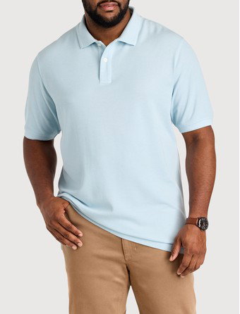 Garment-Dyed Polo Shirt