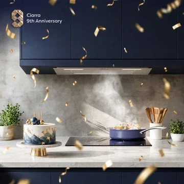 CIARRA 60cm Canopy Integrated Cooker Hood Stainless Steels CBCS6926A-OW