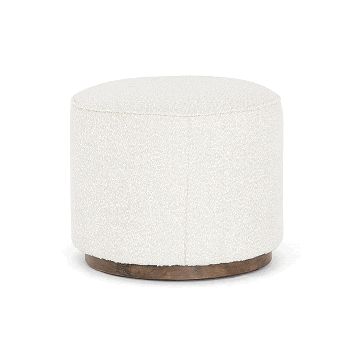 Sinclair Round Ottoman Knoll Natural