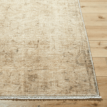 Fetscher Light Beige Olive Machine Woven Rug