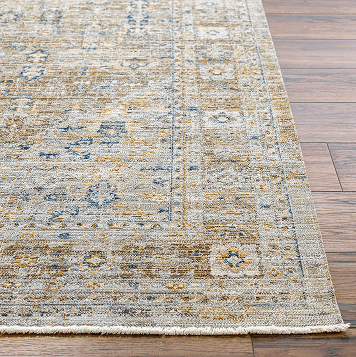 Ren Dark Brown Machine Woven Rug