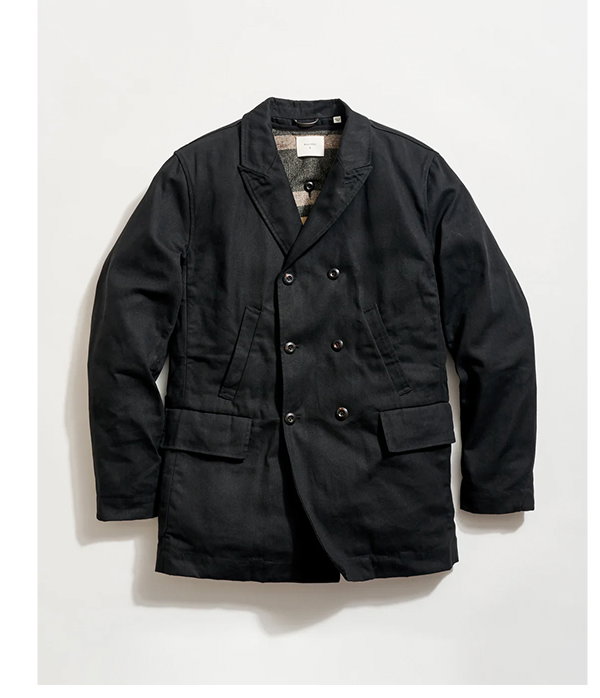 Waxed Canvas Bond Peacoat