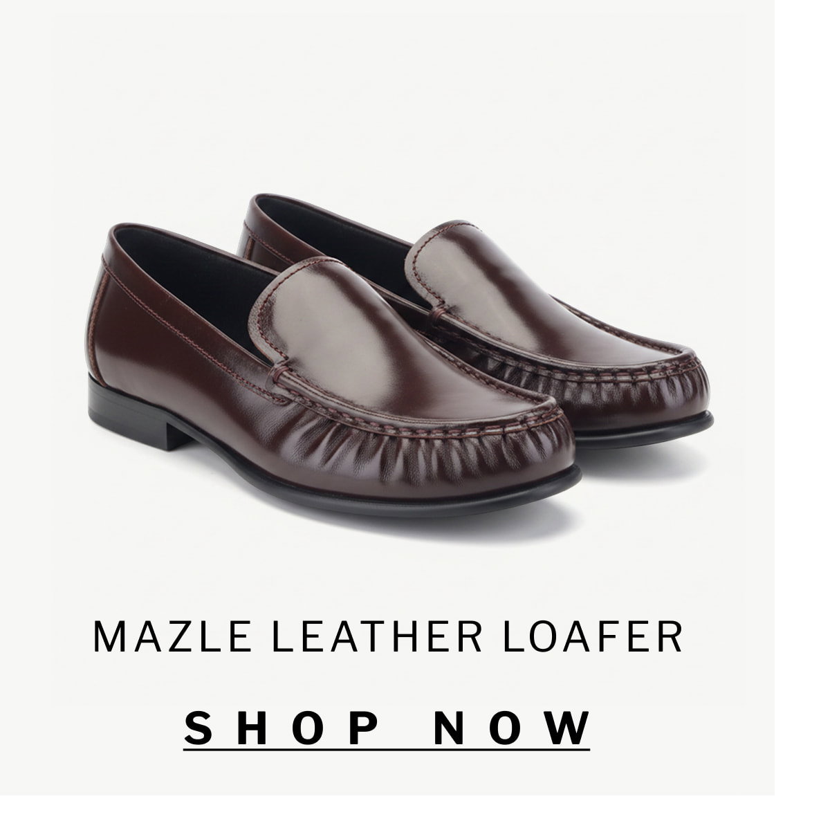 mazle leather loafer SHOP NOW