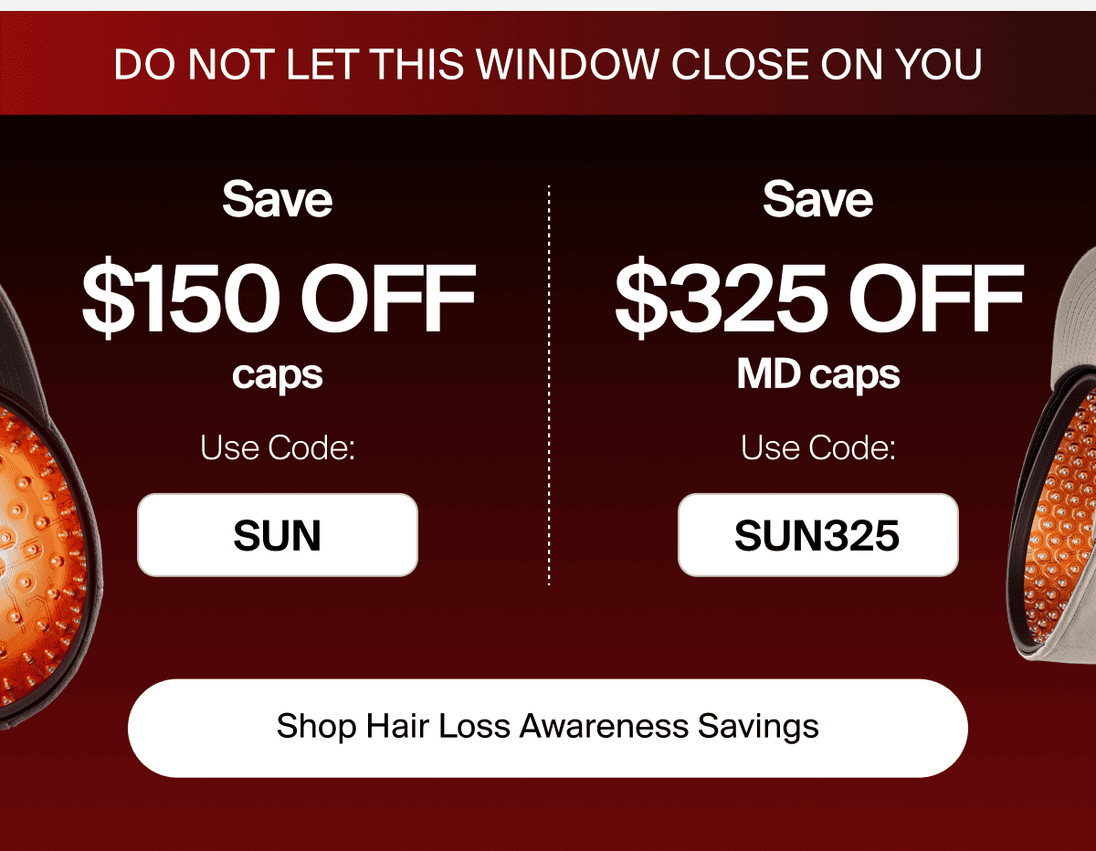 Shop Hair Loss Awareness Savings