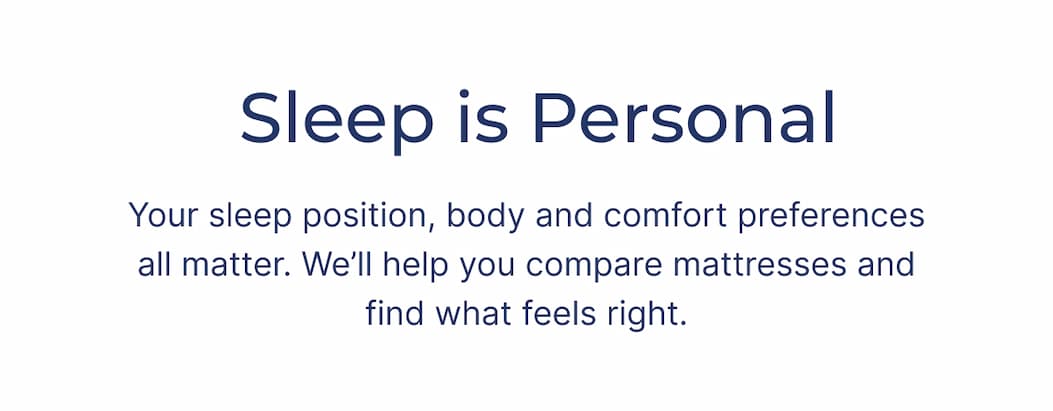 sleep is personal