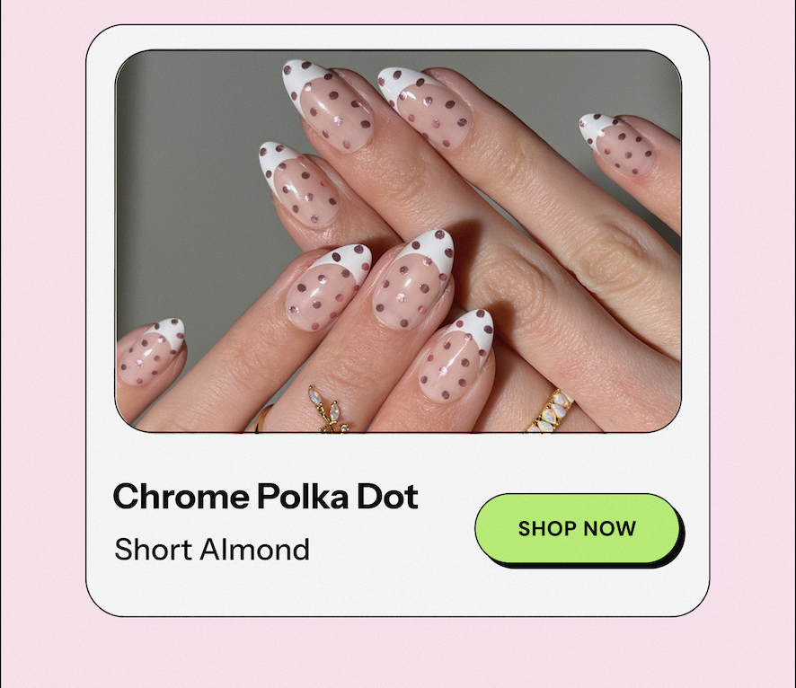 Chrome Polka Dot. SHOP NOW
