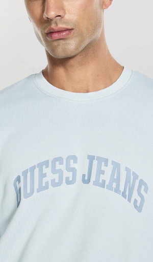Guess Jeans Blue Logo Sweatshirt