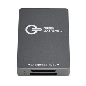 Green Extreme USB-C 3.2 Gen 2 CFexpress Type-A and SD UHS-II Card Reader