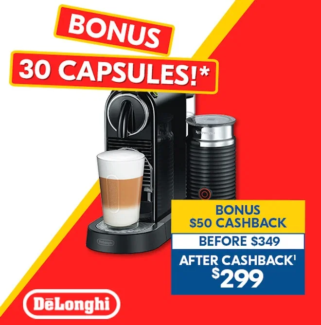 Delonghi Citiz & Milk Capsule Coffee Machine