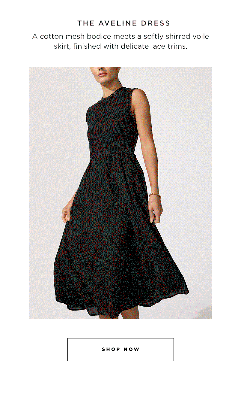 Women's Aveline Midi Dress in Black