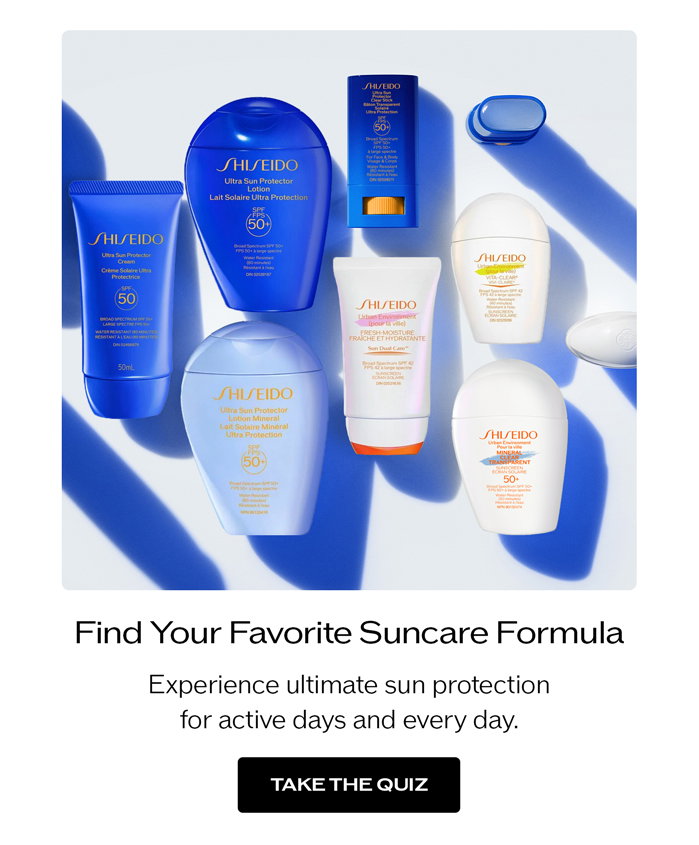 Find your favourite Suncare Formula. Take the Quiz.