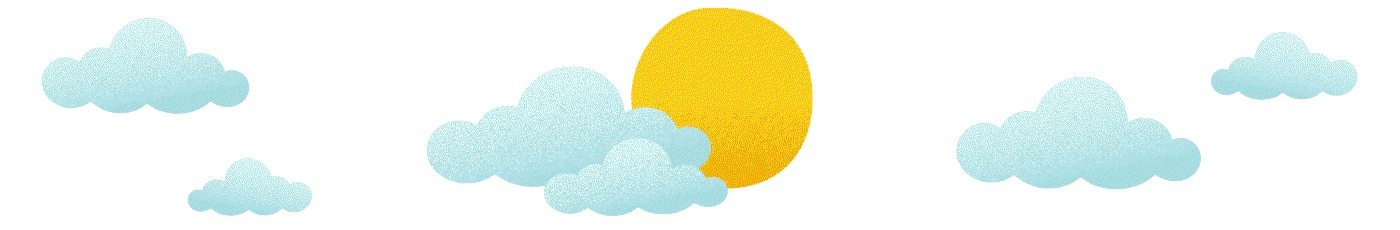 Sun and clouds animation