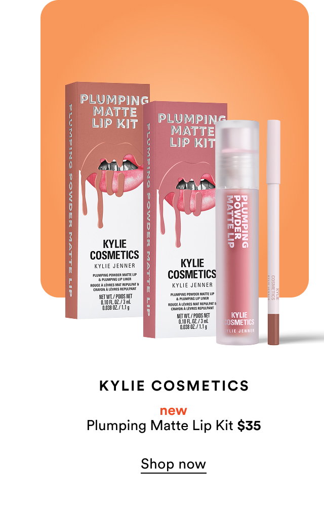 Kylie Cosmetics | New Plumping Matte Lip Kit $35 | Shop now