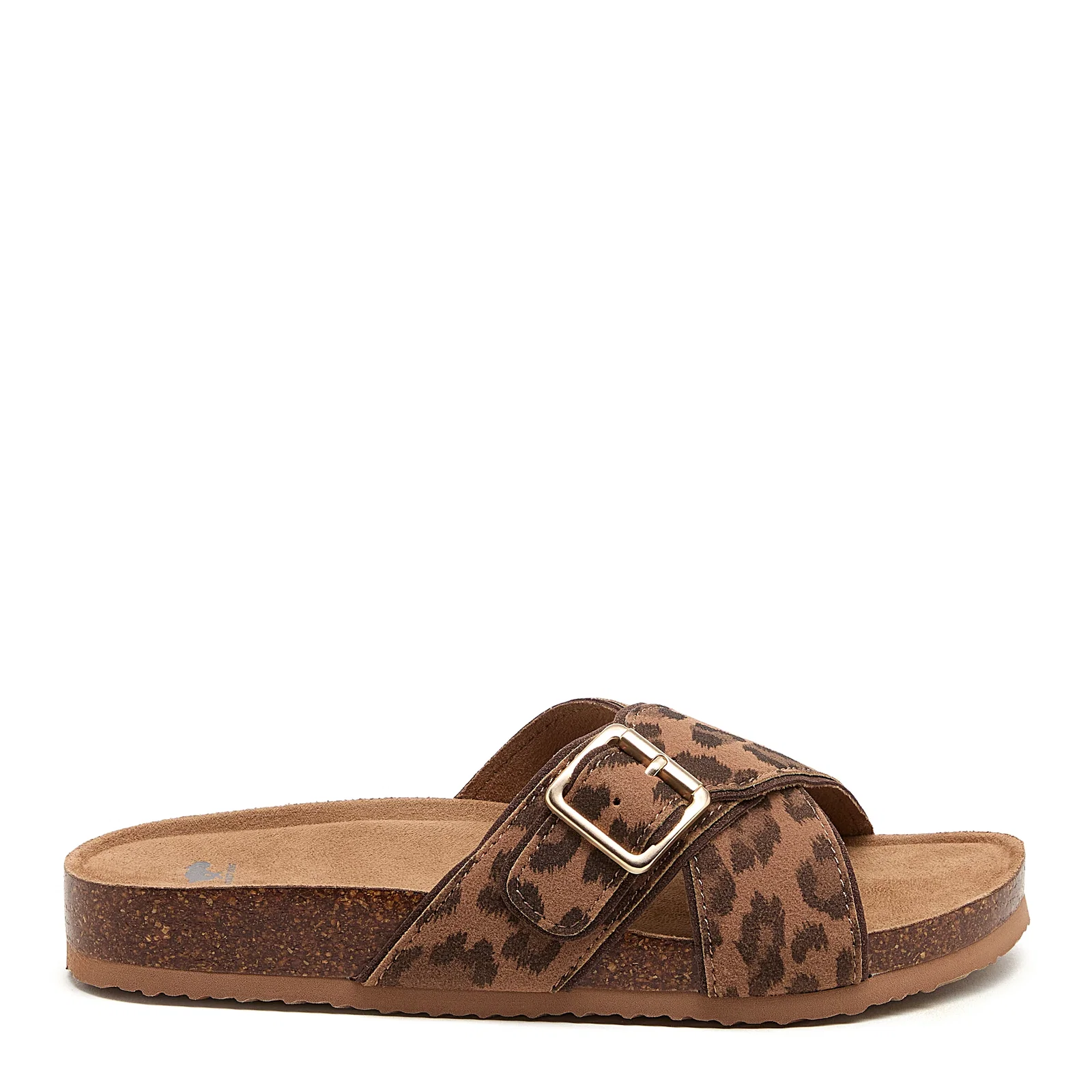 Image of Annie Tan Leopard Print Sandals