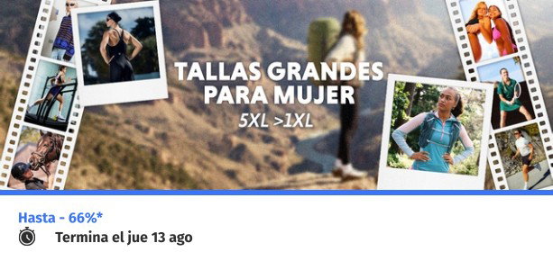 Tallas grandes mujer