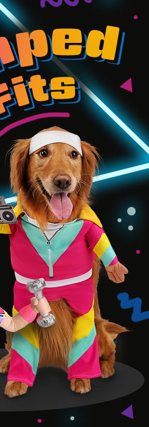 Track Suit 1980s Pet Costume