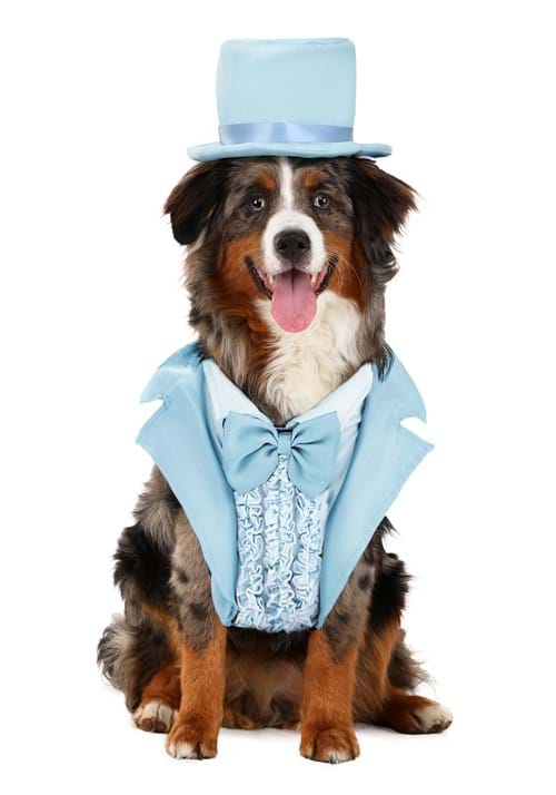 Iconic Light Blue Tuxedo Costume for Pets