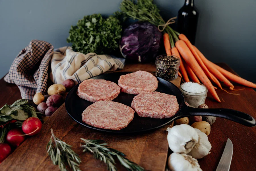 Image of Pork Burger Patties - 4 (4oz)