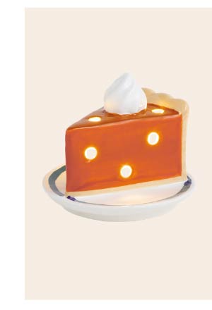 Pumpkin Pie Light-Up Sitter