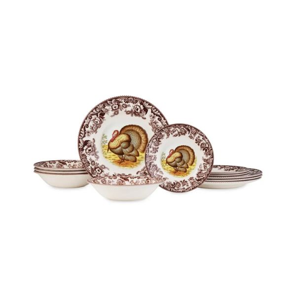 Woodland Turkey 12 Piece Set