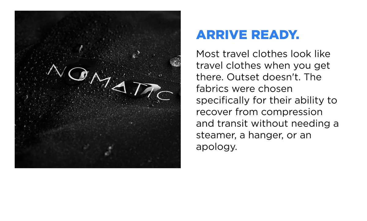 -ARRIVE READY.