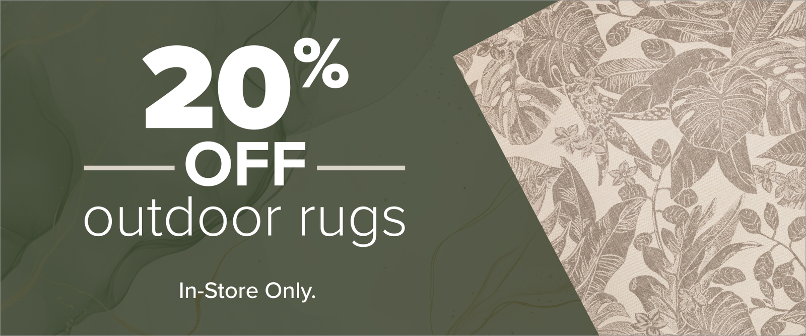 20% Off Outdoor Rugs