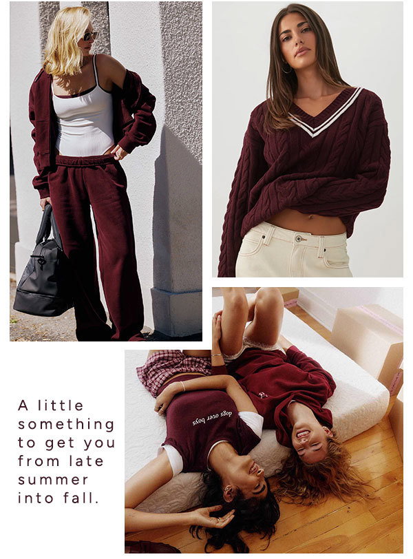 A little something to get you from late summer into fall.
