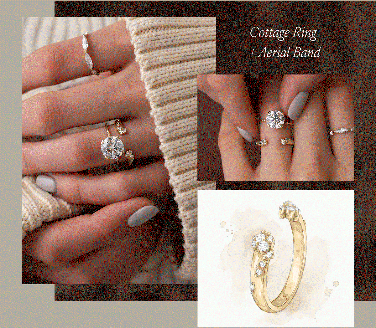 Cottage Ring + Aerial Band