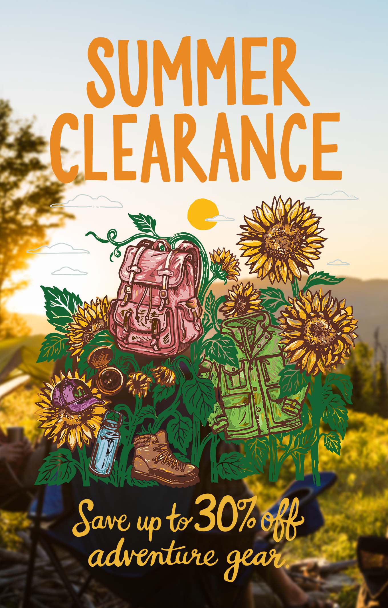 Shop summer clearance gear and save up to 30%