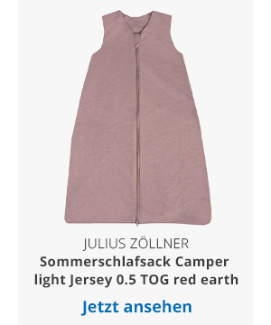Sommerschlafsack Camper light Jersey 0.5 TOG red earth