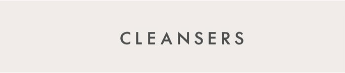 CLEANSERS