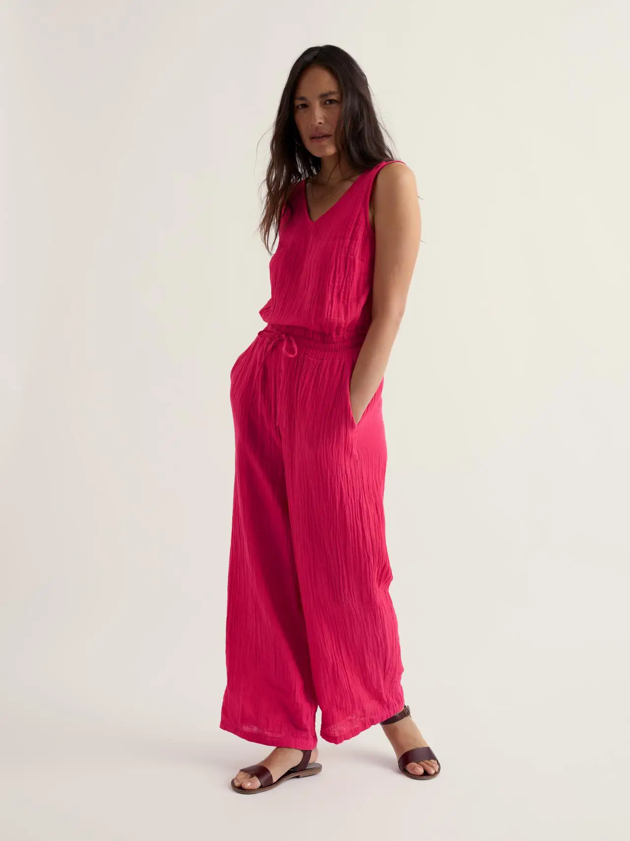 Trembetha Jumpsuit in GOTS-Certified Organic Cotton