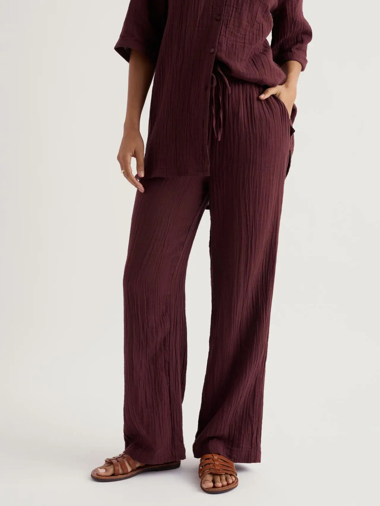 Tide Flow Wide Leg Trousers