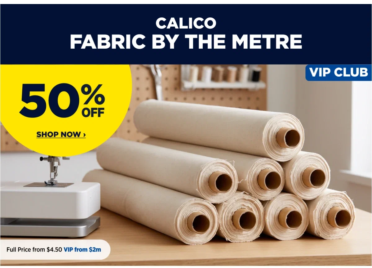 Calico Fabric by the metre