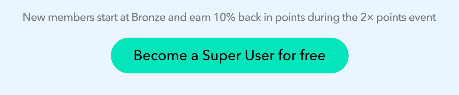 Shop & earn 2× points