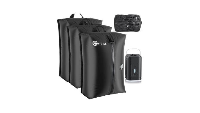 Vacuum Bags for Travel with Wireless Pump