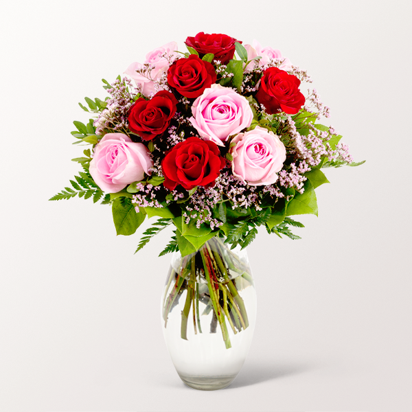 Romantischer Rosenstrauß Harmony mit 2 Gratis-Geschenken für 32,99 €