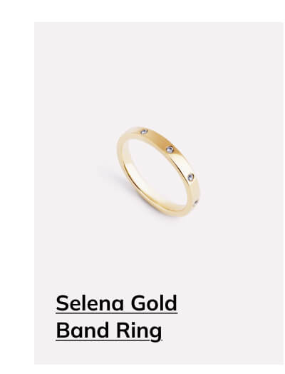 Selena Gold Band Ring Selena Gold Band Ring