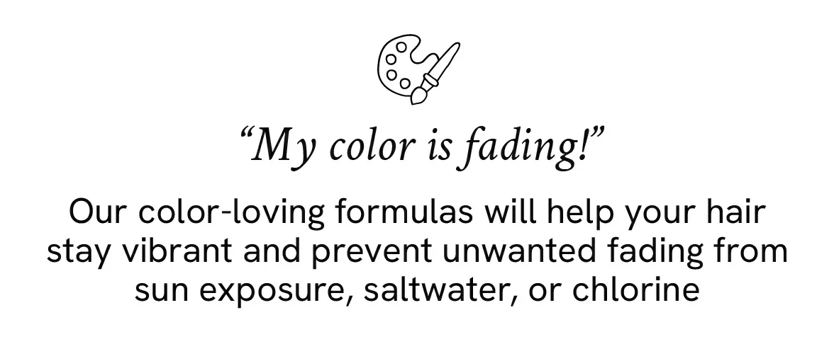 Cure fading color