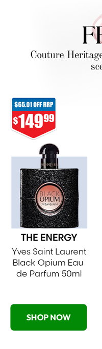 Save on Yves Saint Laurent Opium Black Eau de Parfum 50ml at Chemist Warehouse sale ends 19 August 2026