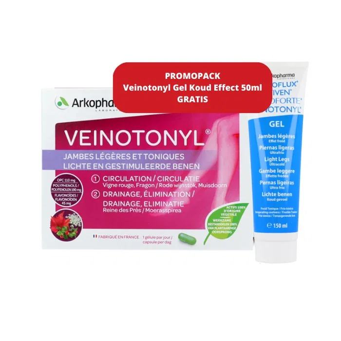 Image of Veinotonyl Lichte Benen 30 Capsules + Gel Lichte Benen 50ml GRATIS