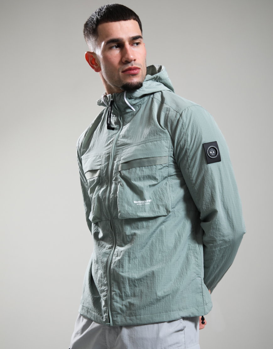 Image of Sicuro Hooded Overshirt // Sage - M