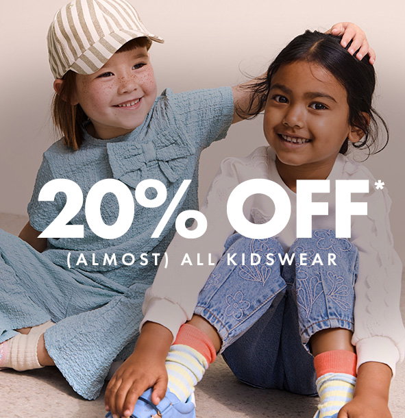20% OFF ALMOST ALL KIDSWEAR