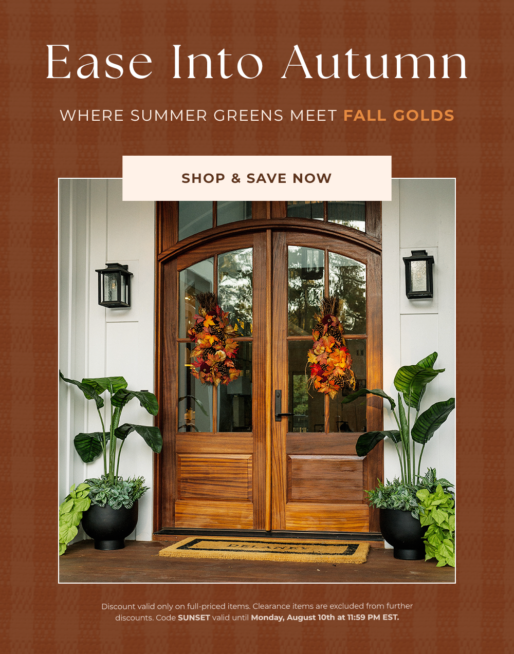 Ease Into Autumn: Where Summer Greens Meet Fall Golds 
